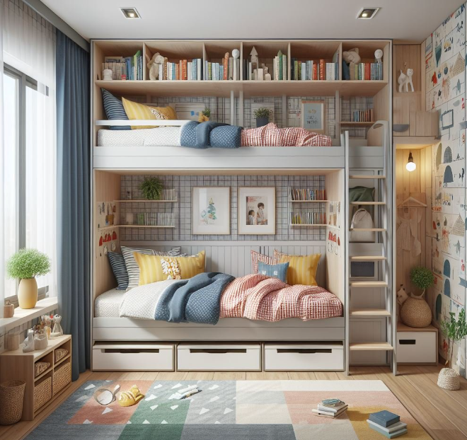 2 Beds in One Small Room Ideas