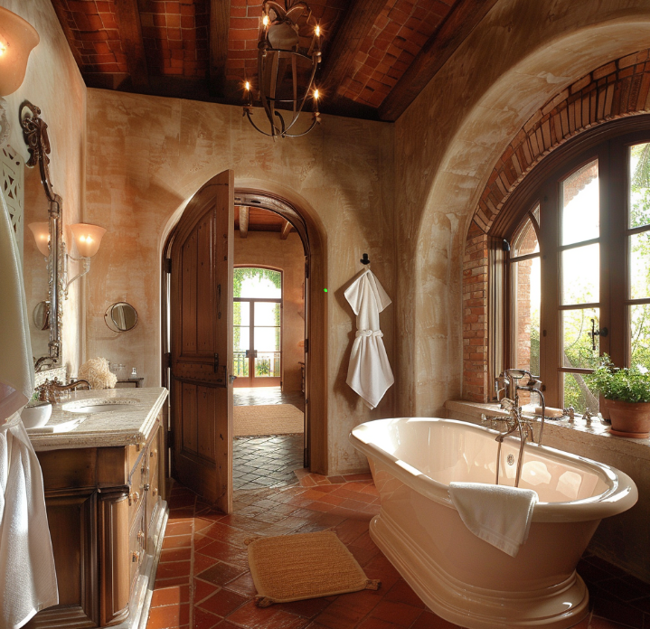 Mediterranean Bathroom Design Ideas