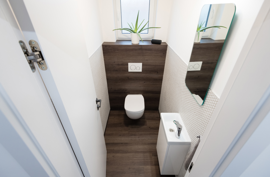 Small Bathroom Designs Under Stairs
